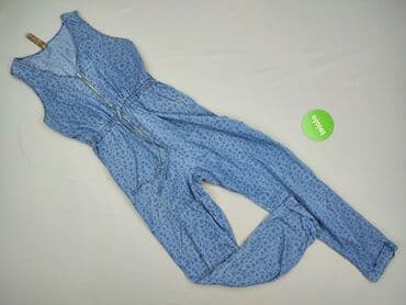 jeansy z asymetrycznym zapieciem: Denim Co, Kombinezon damski, rozmiar S — 2