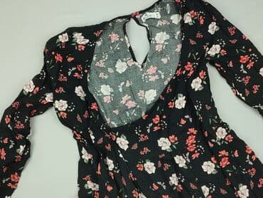 niebieska satynowa sukienka zara: Hollister, Sukienka damska, rozmiar M — 1