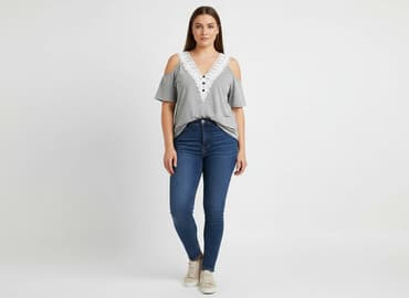 sprzedaż używanych majtek damskich: Shein Curve, Bluzka damska, rozmiar 2XL — 6
