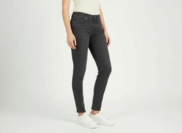 baggy grey jeans: FSBN, Jeansy damskie, rozmiar S — 6