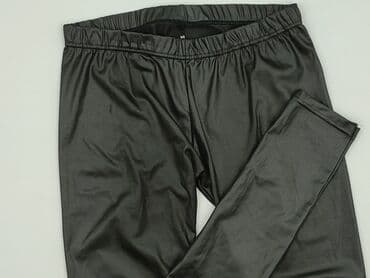 legginsy damskie woskowane: Legginsy Ze skóry ekologicznej damskie, rozmiar S — 2