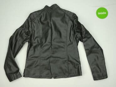 marynarki z eko skóry: Kurtka skórzana damska, M — 3