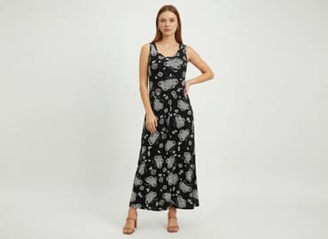 sukienka w motyle damska: Sukienka damska, rozmiar L — 1