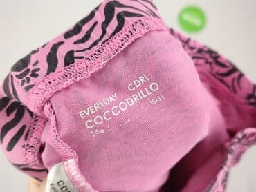 rajstopy w czerwono czarne paski: Leggings for kids, Coccodrillo, 11 years, 140/146, condition - Very good — 5