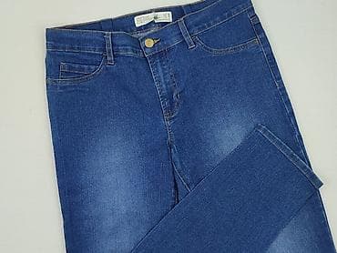 pull and bear spodnie w paski: Zara, Jeansy damskie, rozmiar M — 1