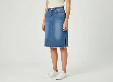 jeansy carrot: Denim Collection, Spódnica damska, rozmiar M — 7