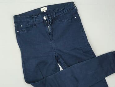river island spodnie z wysokim stanem: River Island, Jeansy damskie, L — 1