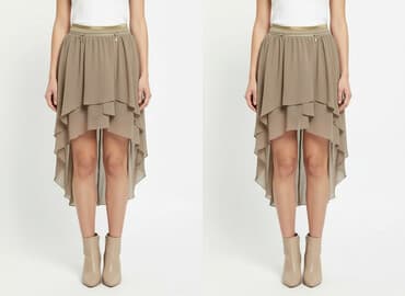 spódnica z piórami zara: Emamoda, Spódnica damska, rozmiar S — 8