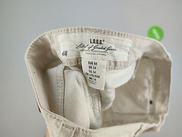 spodnie dehe: H&M L.O.G.G., Spodnie materiałowe damskie, rozmiar 2XL — 4