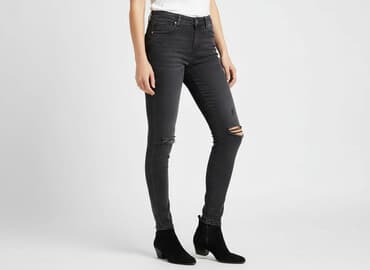 rajstopy z dziurami: Jeansy damskie, rozmiar S — 5