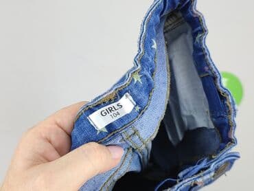 sukienki dżinsowe: Spodnie jeansowe, 3-4 lat, 104, stan - Idealny — 4