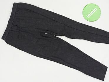 czarne spodnie z wysokim stanem stradivarius: Leggings for kids, 8 years, 128, condition - Very good — 2