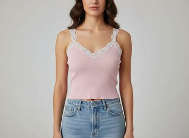 bluzki koronka allegro: Top damski, rozmiar S — 6