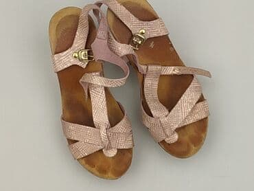 srebrne paski do sukienki: Sandals for women, 39, condition - Very good — 1