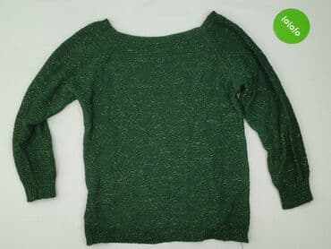 sweter z tiulowymi rękawami: Sweter damski, rozmiar M — 3