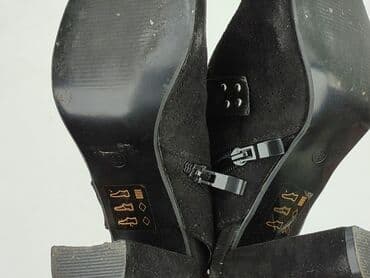 ccc srebrne sandały na obcasie: Sandały damskie, rozmiar 38 — 7