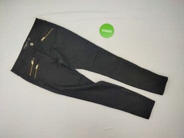 czarne skinny jeans: F&F, Jeansy damskie, rozmiar L — 2