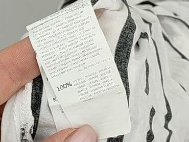 biała bluzka w czarne paski: Mohito, Women's blouse, size 2XS — 6