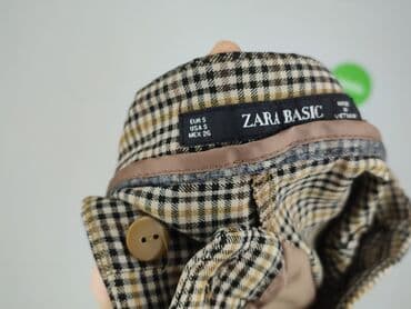 top zara basic: Zara, Material trousers for women, size S — 5