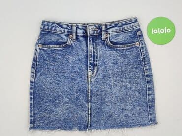 jeansy balloon pull and bear: Bershka, Spódnica damska, rozmiar 2XS — 2