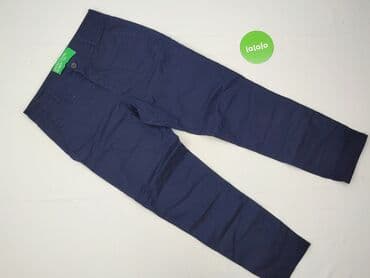 Women: United Colors of Benetton, Material trousers for women, size L (EU 40) — 2
