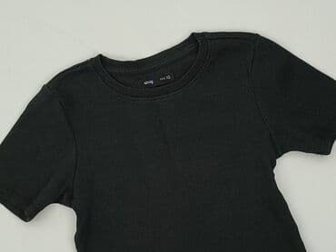 czarne prążkowane bluzki: Top damski, rozmiar XS — 1