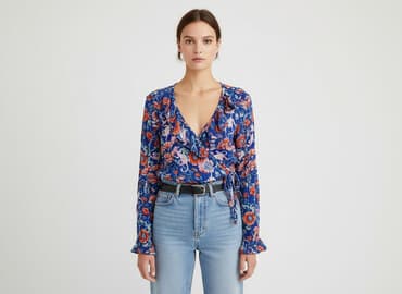 monki jeansy: Monki, Bluzka damska, rozmiar M — 8