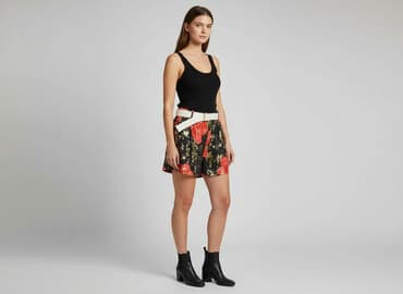 spodenki czarne krótkie: Szorty damskie, rozmiar L — 5