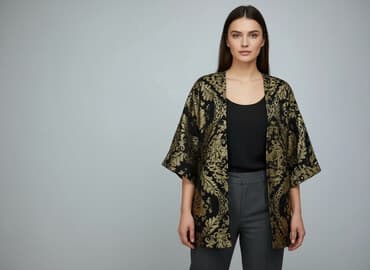 sukienki wizytowe na wesele dla mamy: Kimono, Narzutka damska, rozmiar One size — 5