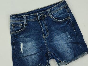 krótkie spodenki damskie jeansowe poszarpane: Jeanswear, Szorty damskie, rozmiar S — 1