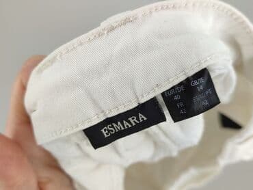 białe buty deichmann: Esmara, Spodnie materiałowe damskie, rozmiar L — 4