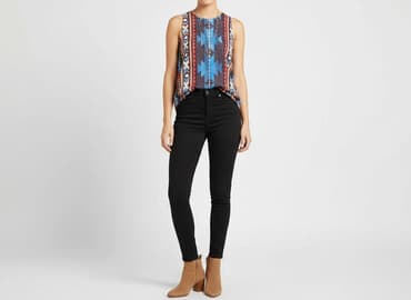 bluzki z printem: Gina Tricot, T-shirt damski, rozmiar M — 6