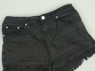 spodenki jeansowe z wysokim stanem pull and bear: PrettyLittleThing, Szorty damskie, rozmiar M — 1