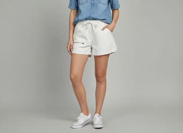 białe spodenki krótkie: Szorty damskie, rozmiar S — 6