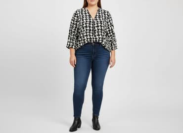 kurtki zimowe damskie c a: Bluzka damska, rozmiar 3XL — 9