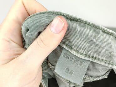 czarne jeansy lee damskie: Spodnie materiałowe damskie, rozmiar M — 4