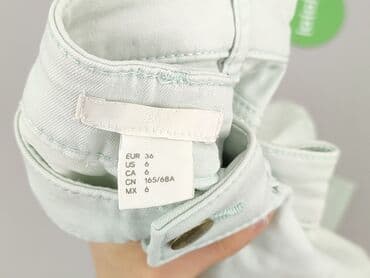 biale klapki a'la hermes: H&M, Jeans for women, size S — 4