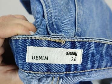 białe spodenki damskie sinsay: Denim, Szorty damskie, rozmiar S — 5