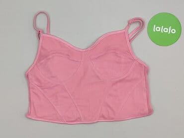 fuksja dodatki do różowej sukienki: House, Top damski, L — 2