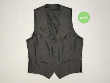 kapcie wiązane: Kamizelka garniturowa dla mężczyzn, rozmiar 4XL — 2