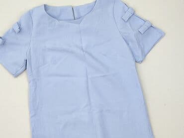 niebieska sukienki midi: Sukienka damska, rozmiar M — 2