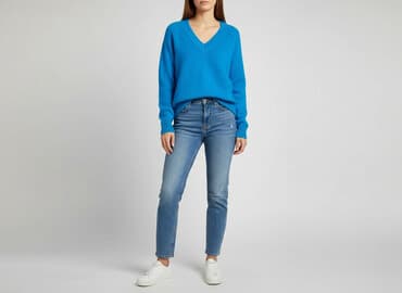 nylon sweter: FB Sister, Sweter damski, rozmiar S — 6