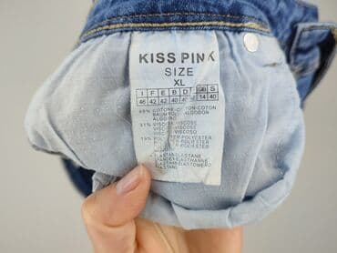 bershka spodnie hello kitty: Kiss Pink, Jeansy damskie, rozmiar XL — 5
