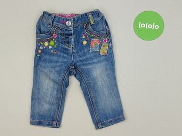 spodnica do kostek: Spodnie jeansowe, Next, 6-9 miesięcy, stan - Bardzo dobry — 2