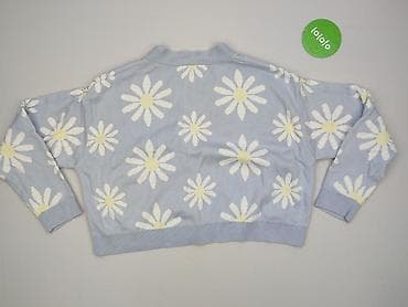 sweter w stokrotki: Stradivarius, Kardigan damski, rozmiar M — 3