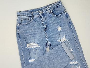 dżins border: Jeansy damskie, rozmiar L — 1