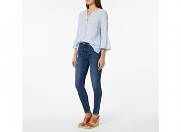 biala bluzka z dlugim rekawem: Mohito, Bluzka damska, rozmiar S — 7