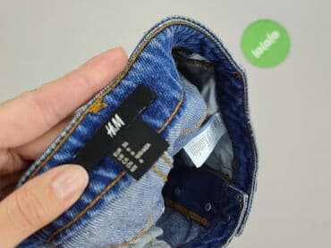 krótkie spodenki jeansowe z dziurami: H&M, Szorty damskie, rozmiar S — 4