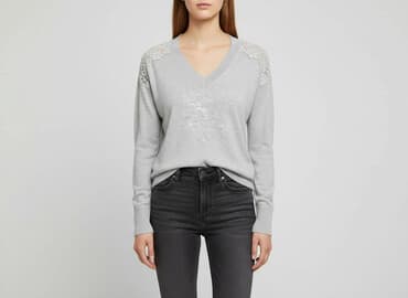 sukienki wizytowe na wesele dla mamy: M&S Collection, Sweter damski, rozmiar M — 6