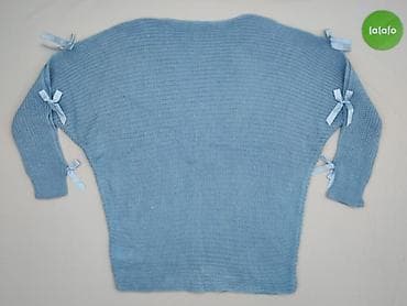 sweter w chmurki: Sweter damski, rozmiar 5XL — 3